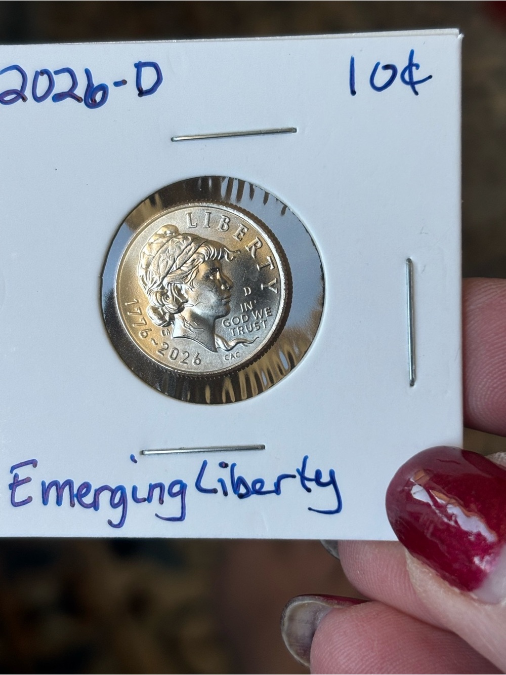 2026-D Emerging Liberty Dime - BU#4